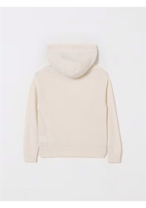 Pull con cappuccio PAOLO PECORA KIDS | PP4101GESSO